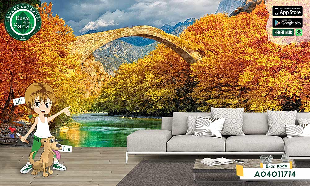 Duvardaki Sanat Mevsim Şöleni Duvar Kağıdı