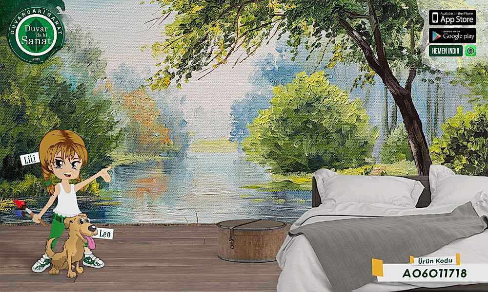 Duvardaki Sanat Eşsiz Doğa Duvar Kağıdı