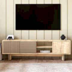 İnarch Dizayn Ravello TV Sehpası - 3 Kapaklı Modern Tasarım