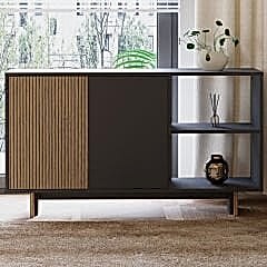 İnarch Dizayn Ravello Konsol-Dekoratif ve Fonksiyonel 2 Kapaklı 2 Raflı Dolap