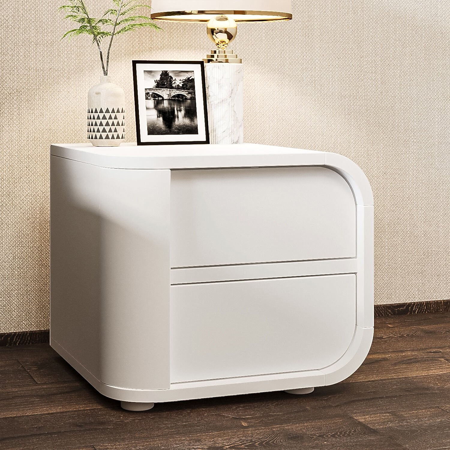 İnarch Dizayn Piero R Komodin Sağ Modül, 2 Kapaklı, Modern Minimalist Tasarım