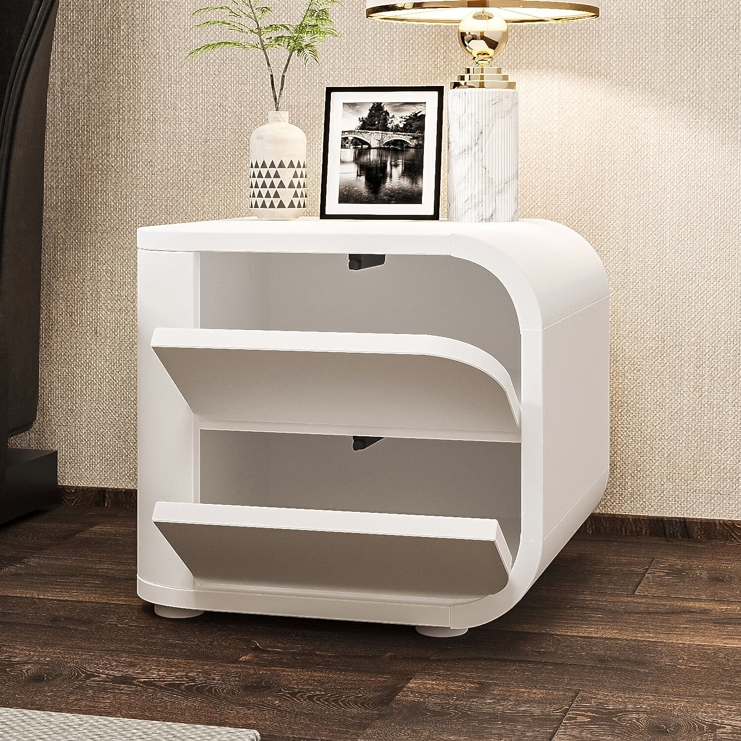 İnarch Dizayn Piero R Komodin Sağ Modül, 2 Kapaklı, Modern Minimalist Tasarım