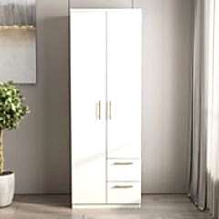 Merlin 2 Kapaklı, Çekmeceli Gardırop - 60 cm