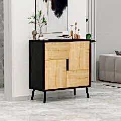 İnarch Dizayn Ç001 Darien Çok Amaçlı Dolap – Minimal Konsol – 2 Kapaklı Modern Tasarım